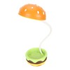 Kids Reading Light Hamburger Style Flexible Gooseneck USB Charge Soft