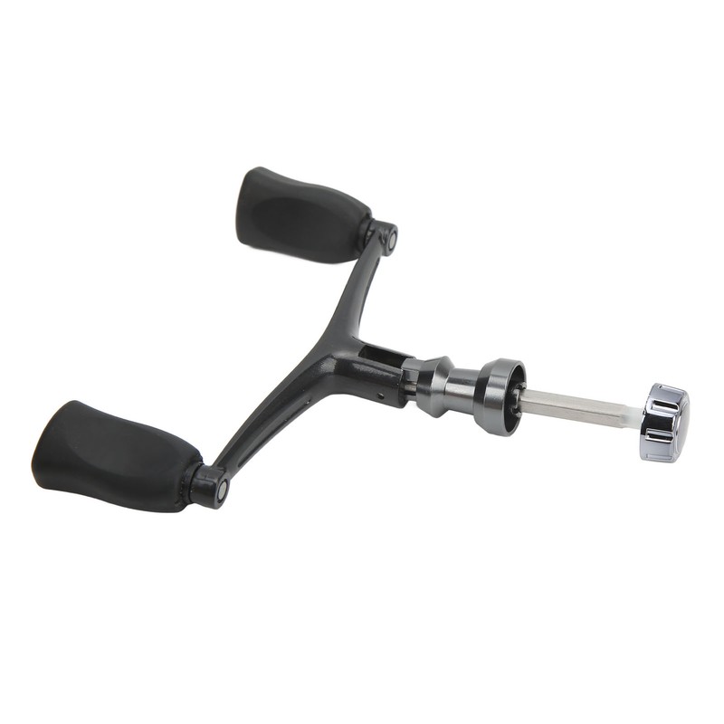 Fishing Reel Double Rocker Arm Handle Grip Four Angel Alloy