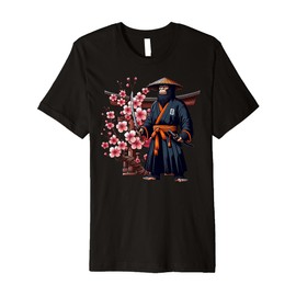 Bigfoot Samurai Japanese Culture Warrior Art Ukiyo-e Premium T-Shirt