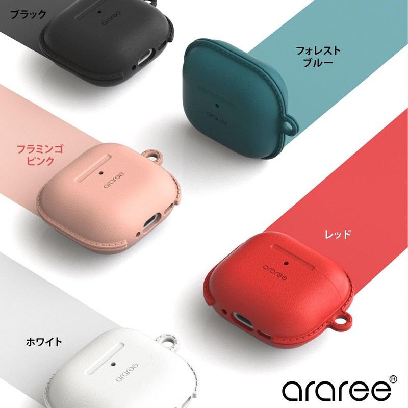 araree POPS Soft Case for AirPods 4 Red