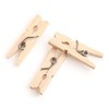 CCINEE 150 PCS Mini Wooden Clothespins,Multi-Function Clothespins Photo Paper Peg