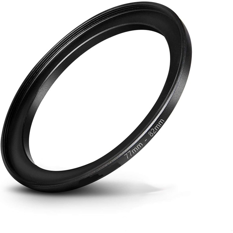 Komet 77mm-82mm Step Up Ring (2 Pack), Camera Lens Filter