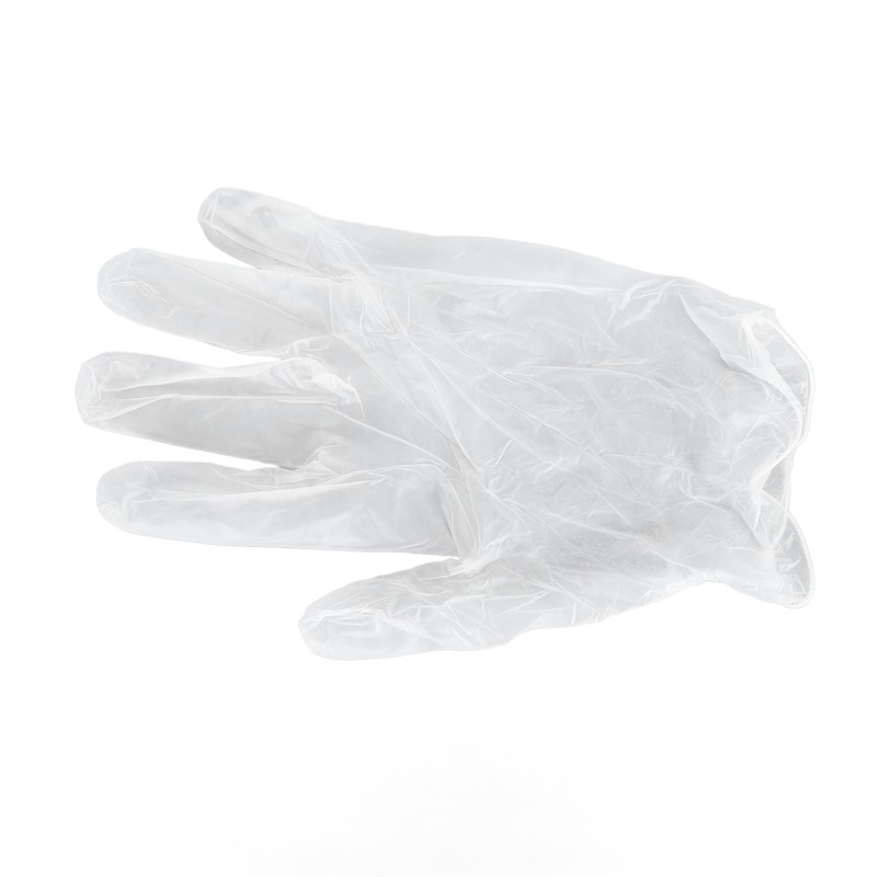 100Pcs Disposable PVC Gloves Transparent Thicken Nail Beauty Protective for