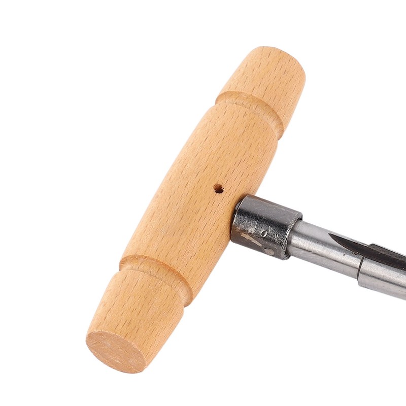 Guitar Pin Hole Reamer Wooden Handle Tapered Reamer Musical Instrument