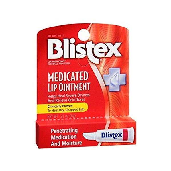 Blistex Medicated Lip Ointment 0.21 oz (Pack of 48)