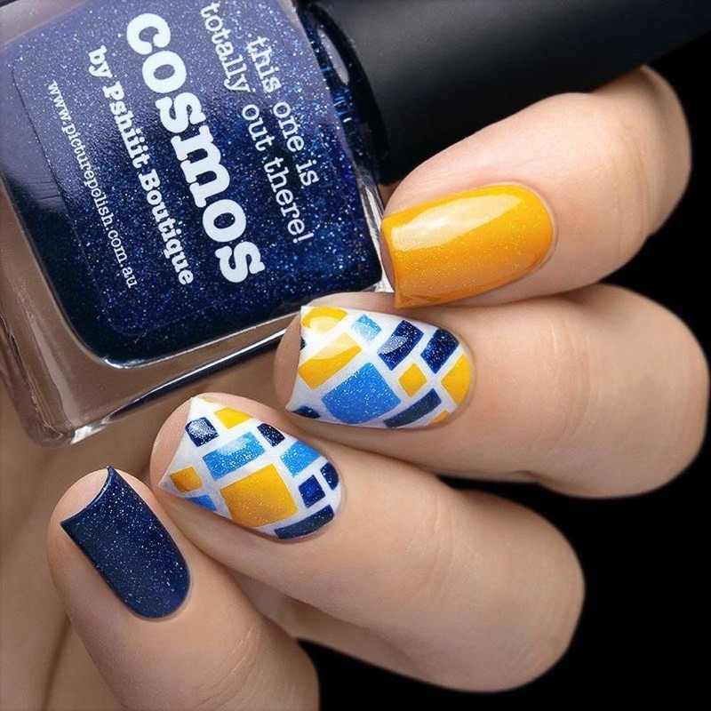 Whats Up Nails - Stained Glass Vinyl Stencils for Nail