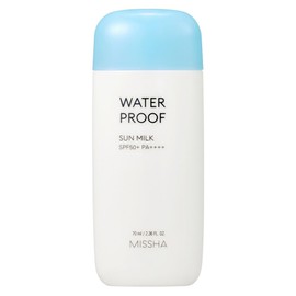 Misha Missha All Around Safe Block Waterproof Sun Milk SPF50+ PA++++, 70ml, 1 unit / 미샤 올 어라운드 세이프 블록 워터프루프 선 밀크 SPF50+ PA++++, 70ml, 1개