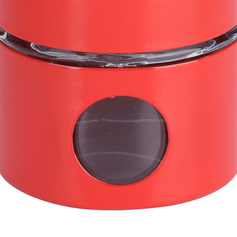 plplaaoo Coffee Canister, Mini Coffee Bean Container, Iron Glass Kitchen