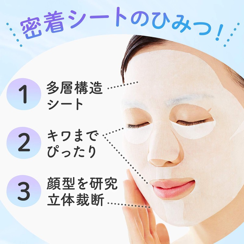 Barrier Repair Seat Mask, Soft Type, 5 Pieces, 2016