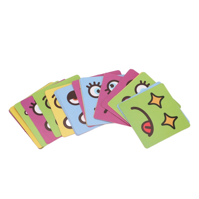 Expressions Matching Cube Face Changing Building Blocks Educational Interactive Toy
