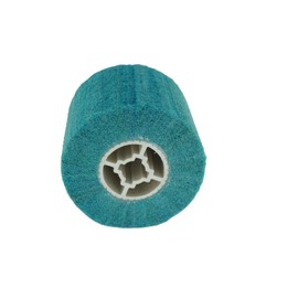 Sanding Roller Brush, Nylon Brush, Sanding Sleeves for Sanding Roller Satin Machine, Grit 320, Satin Roller for Wood and Metal Surface Polishing Diameter 120 x 100 mm