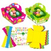 XINDY 8 Colourful Easter Baskets, DIY Easter Nest Made of