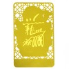 Fengshuibringluck Feng Shui Wealth Talisman Gold Amulet Card