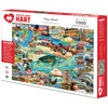 Hart Puzzles Key West 1000 Piece Puzzle, 1 EA