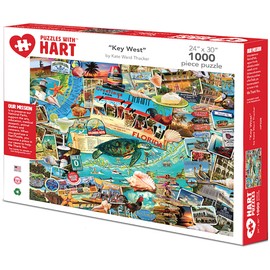 Hart Puzzles Key West 1000 Piece Puzzle, 1 EA
