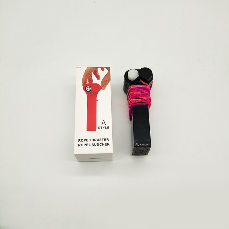 Rope Launcher Decompression Toy Stress Relieve Bright Color String Propeller