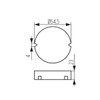 LED Transformer Furniture Installation Round 12 V DC 15 W
