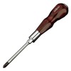 Nepros Wooden Grip Screwdriver (Cross)