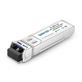 10GBase-LR SFP+ Transceiver, 10G Singlemode SFP+ Duplex LC Module,Compatible for Cisco SFP-10G-LR, Ubiquiti UF-SM-10G,Meraki MA-SFP-10GB-LR, Mikrotik, Supermicro, Netgear,SMF,1310nm,10km,DDM