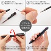Pentel XBXS3-A Multifunction Ballpoint Pen Refill, Calme/Feel/Vicuna, 0.35mm, Black, 10