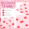 Heart Headbands for Women Elastic Non Slip Valentines Day Headbands