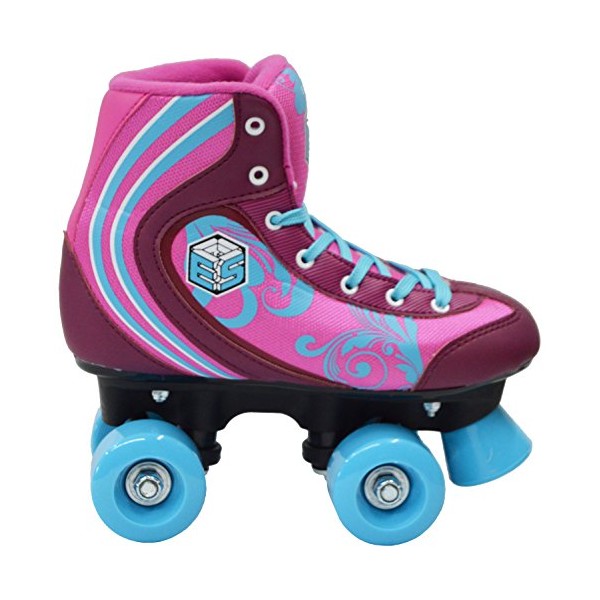Epic Skates Cotton Candy Kids Quad Roller Skates, Youth 1 , Purple (CottCan01)