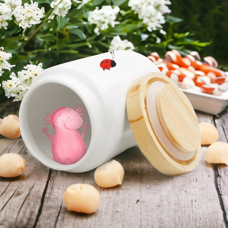 Mr. & Mrs. Panda Storage Container Robin Feathers - Gift,