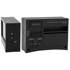 CASIO DQD-S01J-1JF Alarm Clock, Radio Wave, Digital, Inverted LCD, Temperature, Humidity, Calendar, Display, Timer Included, 2.8 x 3.8 x 1.4 inches (7.1 x 9.6 x 3.6 cm)