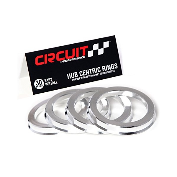 Circuit Performance 66.1mm OD to 60.1mm ID Silver Aluminum Hub