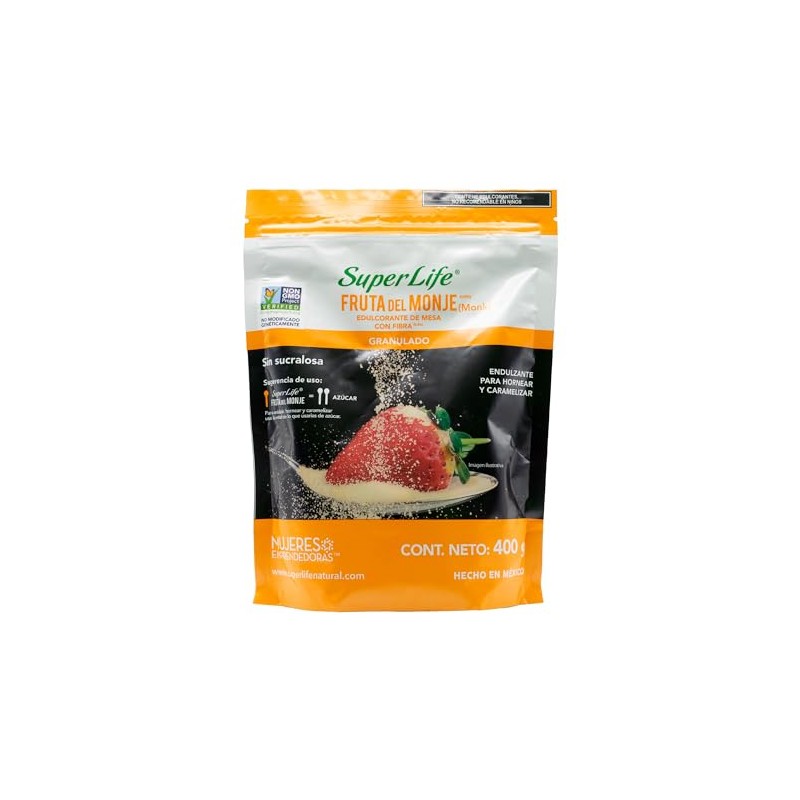 Super Life Fruta del Monje con fibra bolsa de 400g