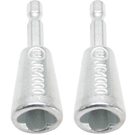 Bonsicoky 2 Pack Wire Twister Tool for Drill - Drill Wire Twister - Wire Nut Twister Drill Wire Stripper for Electrician