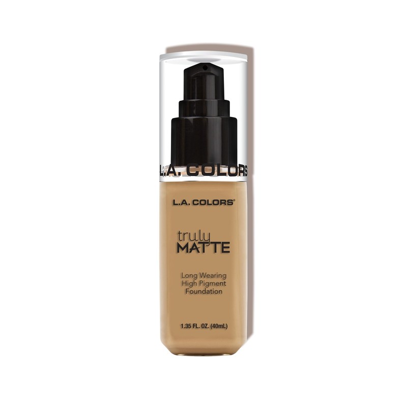 L.A. COLORS Truly Matte Foundation, Medium Beige CLM355