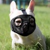 Bozales Cortos para Perro, bozal de Malla Transpirable Ajustable para