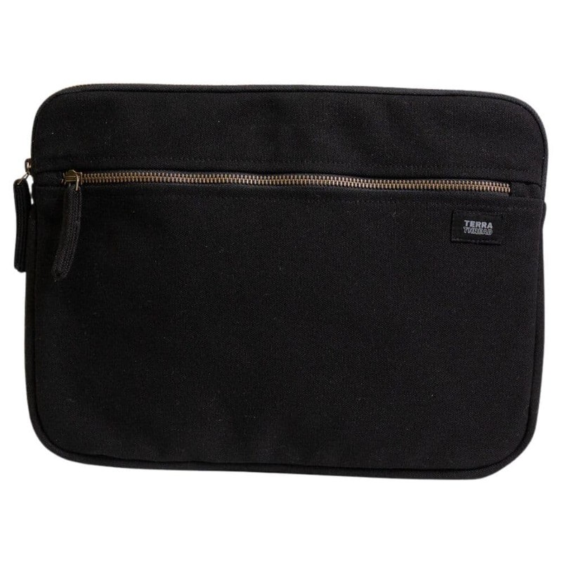 Terra Thread Organic Cotton Laptop Sleeve 13 Inch, Mustard Yellow