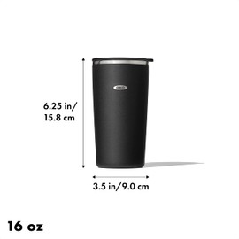 OXO Strive 16oz Insulated Tumbler with Sliding Lid - Onyx