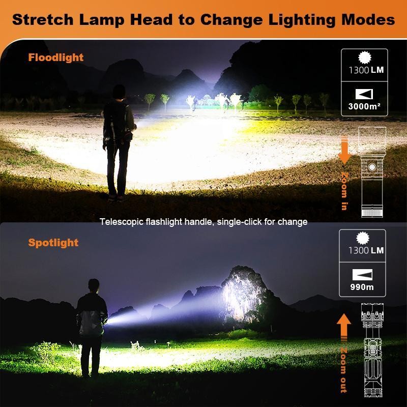 SKYFIRE [New] Skyfire Flashlight 2011 Outdoor Lighting Reverse Charging Safety