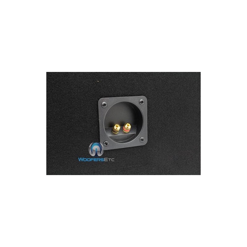 Absolute USA PSEB12BK Single 12-Inch Ported Subwoofer Enclosure with Black