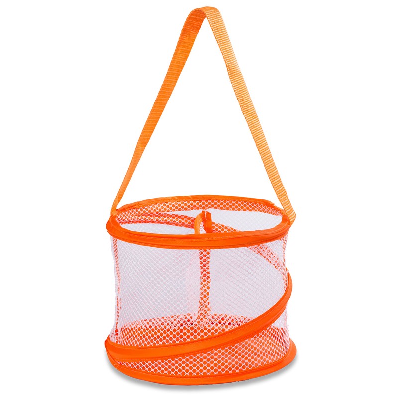 Foldable Shower Caddy - Collapsible, Portable, Drainage Hole, Carry Handle,