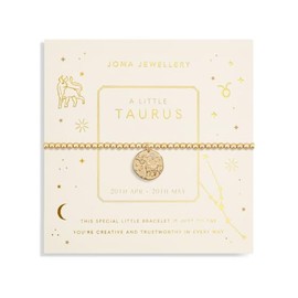 Joma Jewellery STAR SIGN A LITTLE TAURUS Gold Plated Bracelet in 17.5 cm stretch