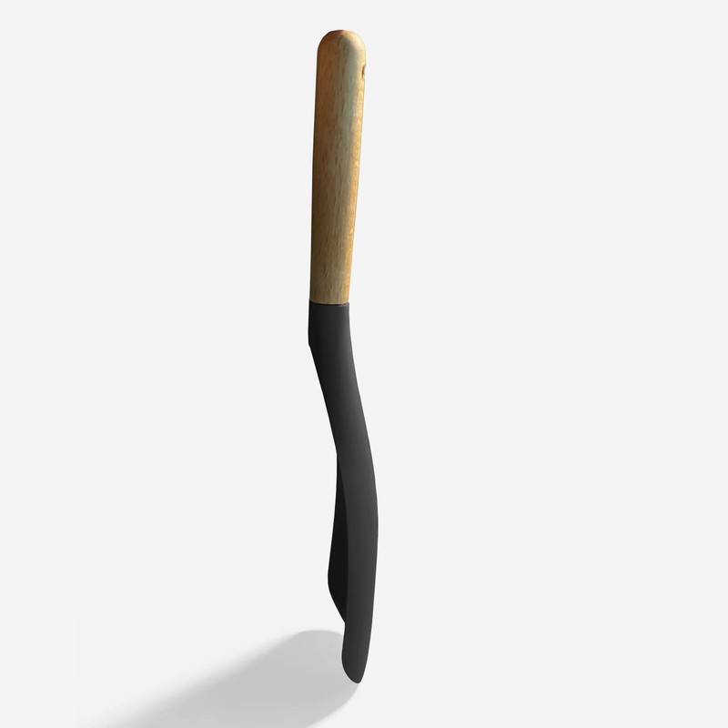 Cooking Spoon for Nonstick Cookwares, VOVOLY Silicone Spoon for Mixing,