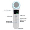 Hot Cold Face Massager Handheld Facial Vibration Massager Red Blue