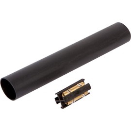 Morris Products UF Direct Burial Electrical Splice Kit – Includes Brass Connector, Heat Shrinking Tube – 14/3, 12/3 Min, 8/3 Max – Moisture-Proof Connection – Submersible, Raintight, 5-Pack, Black