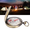 MUNEFE Compass Hiking, Compass Keychain, Brass Compass, Suitable for Hiking