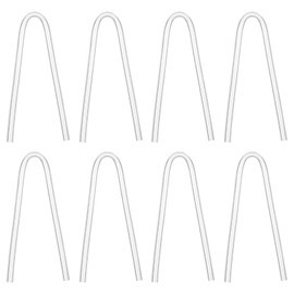 ULTECHNOVO 8 Pcs Hearing Aid Tubes Flexible Preformed BTE Earmold Tubes Hearing Aid Replacement Tube Professional Hearing Aid Supplies for Seniors Adult Hearing Machine