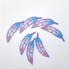 Feather Patch, Iron, Embroidery, Stylish, Applique, Easy to Use for