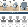 Gardaner Office Chair Cover Water Resistant- Split Protective & Stretch