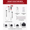 Portable Fuel Transfer Pump with Auto-Stop Sensor-3.2GPM, Battery or USB