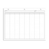 BookFactory 8 Column Columnar Pad/Eight Columns Notepad Format - 50
