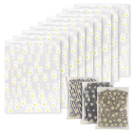 Reusable Ziplock Bags, 25pcs Plastic Hospital Bag Organiser Pouches, Zip Lock Bags Large, Waterproof Travel Clothes Storage Bags for Maternity, Shoes, Cosmetics, Travel Essentials (15.7 x 11.8 in)