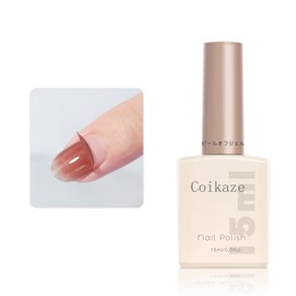 Coikaze Peel Off Gel, Peel Off Base Coat, Large Capacity 0.5 fl oz (15 ml), Easy Off, Peel Off Base, Gel Nail, Single Item, UV/LED Compatible